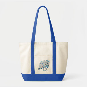 Tote Bag Fleurs de bois de chien sur une Fourre-tout impuls