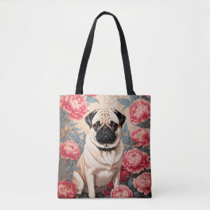 Tote Bag Fleurs De carlin Et De Peony William Morris Inspir