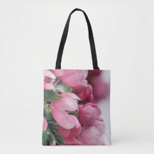 Tote Bag Fleurs de cerisiers roses - fourre-tout