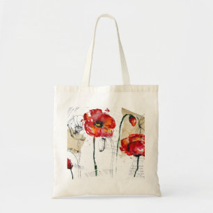 Tote Bag Fleurs de coquelicots