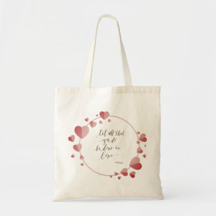 Tote Bag Fleurs de couronne Verdure Floral Religieux Cadeau