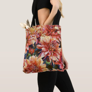 Tote Bag Fleurs de foi Chrysanthemum Fleur Fourre-tout
