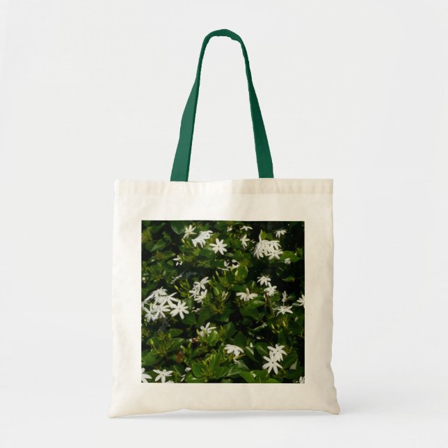 Tote Bag Fleurs de jasmin Botanique tropicale florale (Devant)