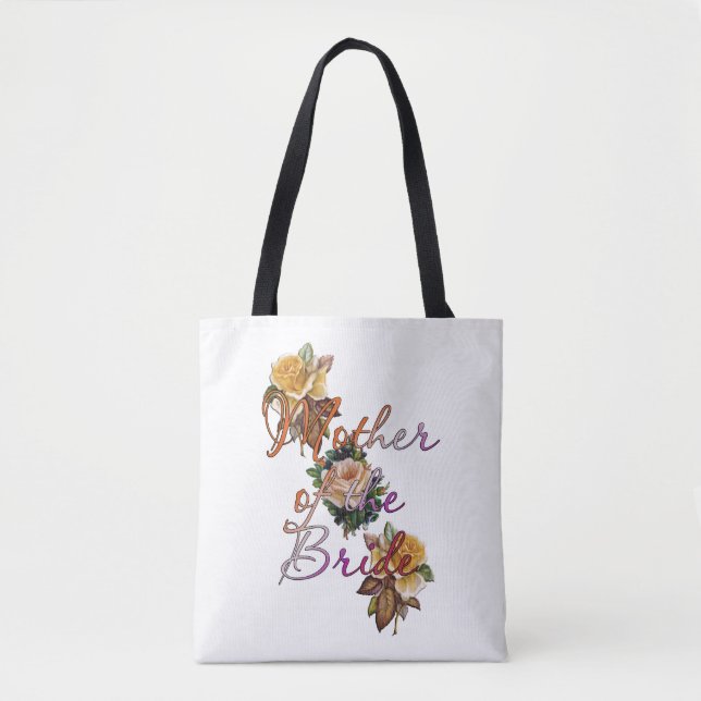 Tote Bag Fleurs de la mère de la mariée (Devant)