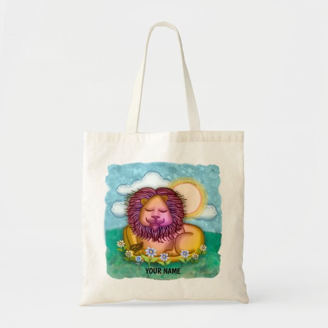 Tote Bag Fleurs de Lion (Devant)