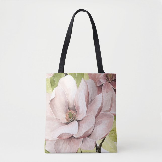 Tote Bag Fleurs de Magnolia (Devant)