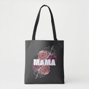 TOTE BAG FLEURS DE MAMA, JOUR DE LA MÈRE
