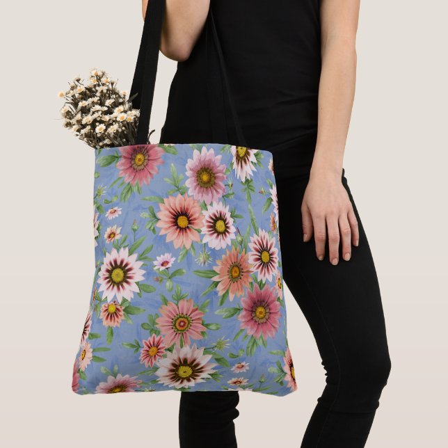 Tote Bag Fleurs de marguerite (De près)