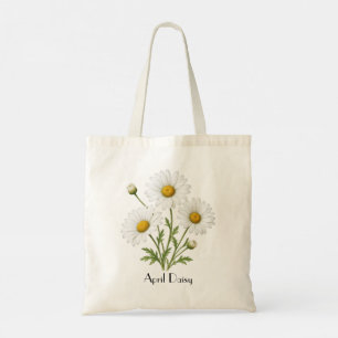 Tote Bag Fleurs de marguerite d'avril