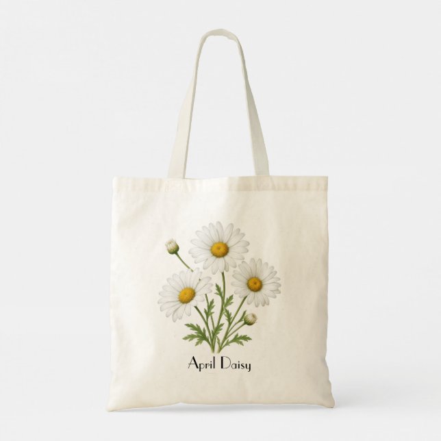 Tote Bag Fleurs de marguerite d'avril  (Dos)