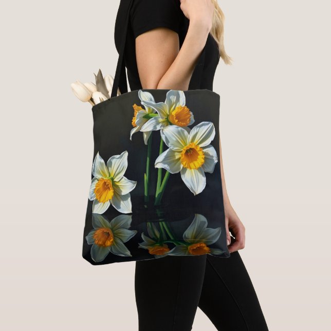 Tote Bag Fleurs de Narcisse (De près)