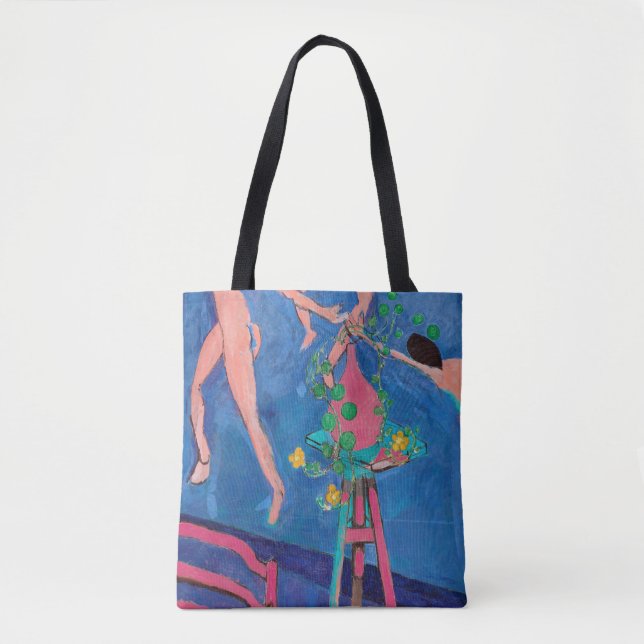 Tote Bag Fleurs de Nasturtium dans l'Atelier, Matisse (Devant)