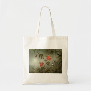 Tote Bag Fleurs de passion et colibris par Martin J Heade