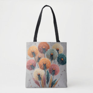Tote Bag Fleurs de pissenlit boho