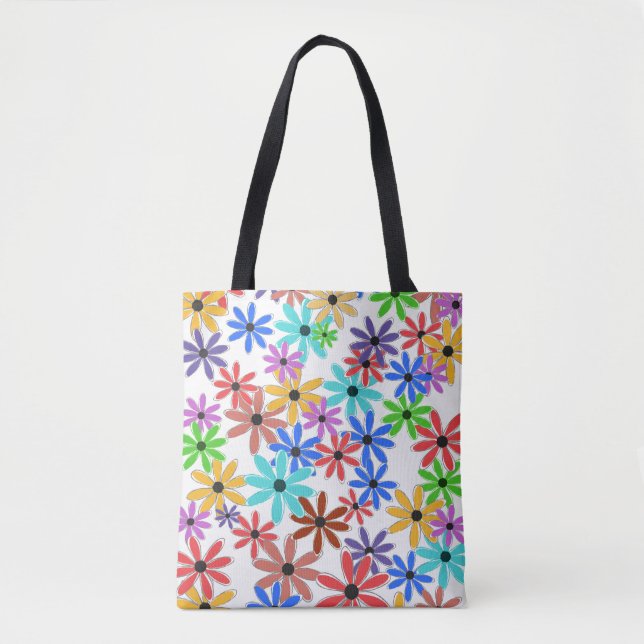 Tote Bag Fleurs de printemps (Devant)