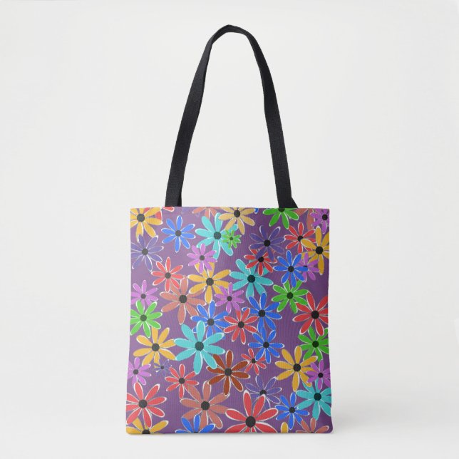 Tote Bag Fleurs de printemps (Devant)