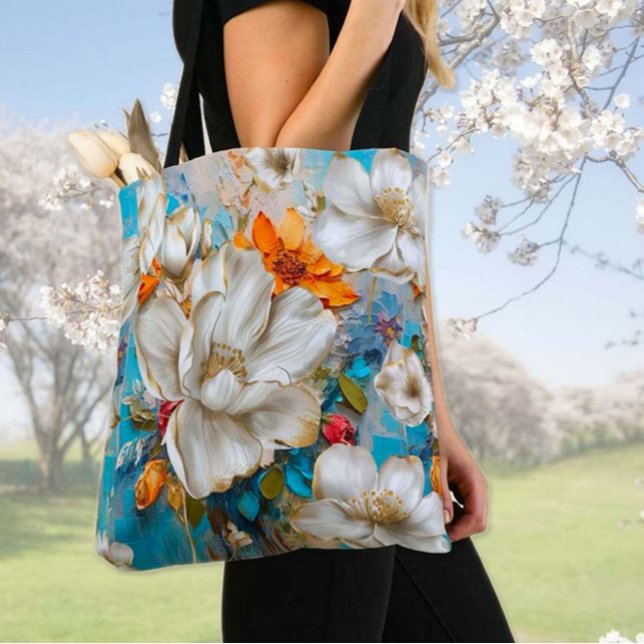 Tote Bag Fleurs de printemps (Créateur téléchargé)