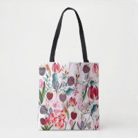 Fleurs de printemps colorées motif floral