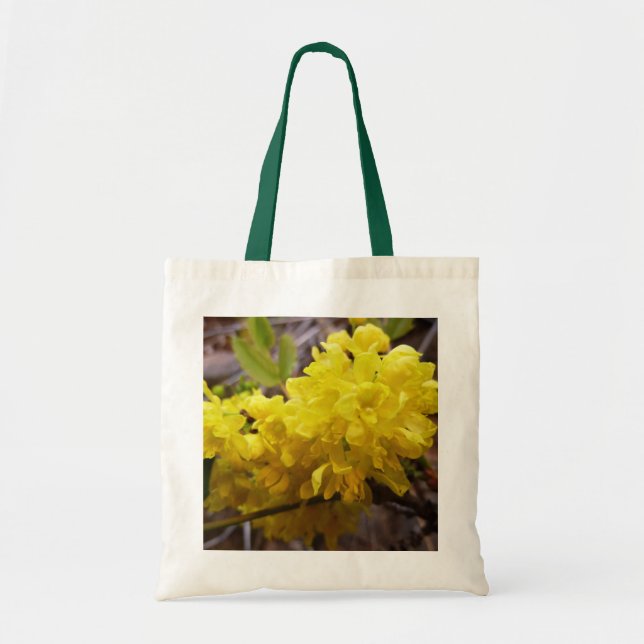 Tote Bag Fleurs de raisins de l'Oregon Fleurs sauvages jaun (Devant)