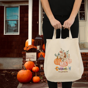 Tote Bag Fleurs de récolte de saison confortable Personnali