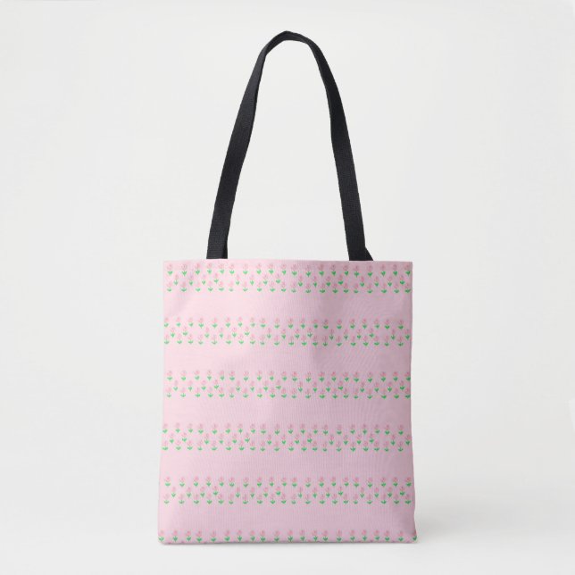 Tote Bag Fleurs de Rosier Minuscules (Devant)
