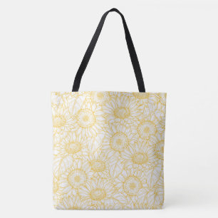 Tote Bag Fleurs de soleil