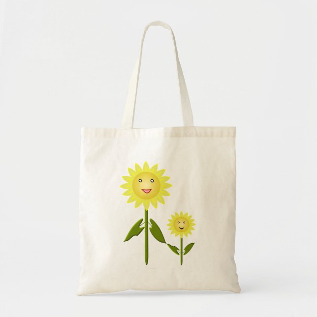 Tote Bag Fleurs de soleil de la fête des mères (Devant)