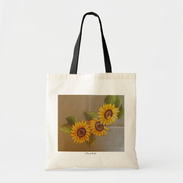 Tote Bag Fleurs de soleil peintes par Frida Kahlo (Devant)
