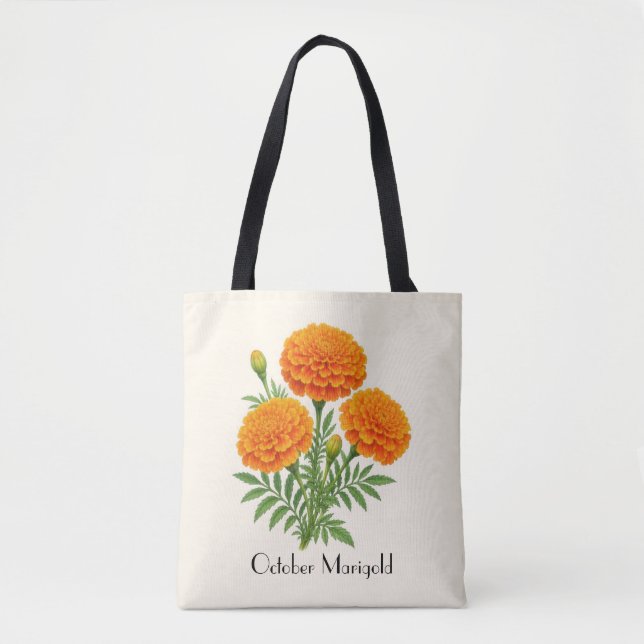 Tote Bag Fleurs de Souci d'Octobre (Devant)
