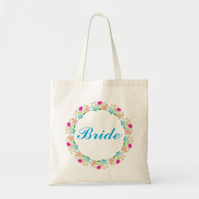 Tote Bag Fleurs d'été de fleurs mignonnes (Devant)