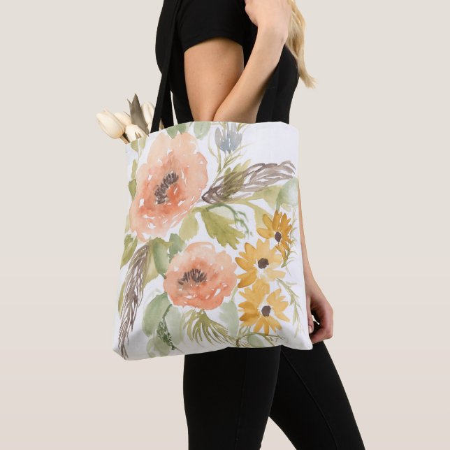 Tote Bag Fleurs D'Été Fin I (De près)