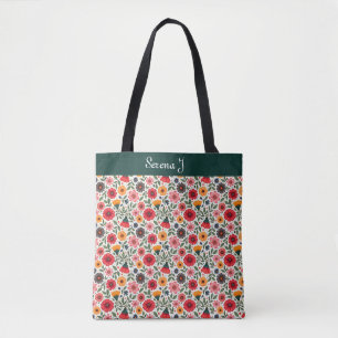 Tote Bag Fleurs d'été lumineuses