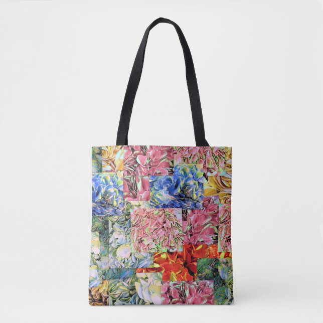 Tote Bag Fleurs d'Hydrangée - fourre-tout (Devant)