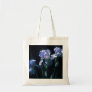 Tote Bag Fleurs d'Iris au Crépuscule
