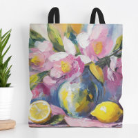 Fleurs et citrons Vie morte moderne