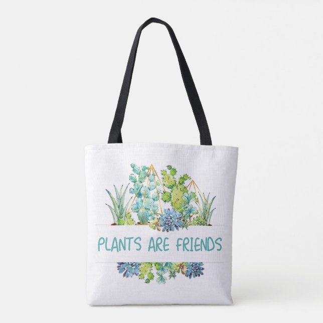 Tote Bag Fleurs et plantes (Dos)