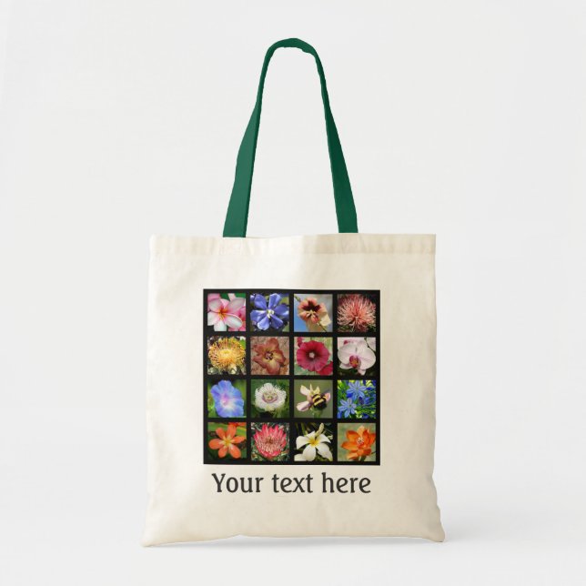 Tote Bag Fleurs exotiques de partout dans le monde (Devant)