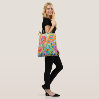 Tote Bag Fleurs Fantaisistes