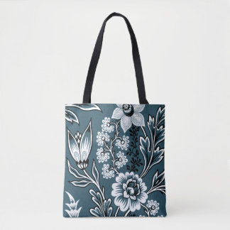 Tote Bag Fleurs Fantastiques (Slate Teal) Beaux-Arts