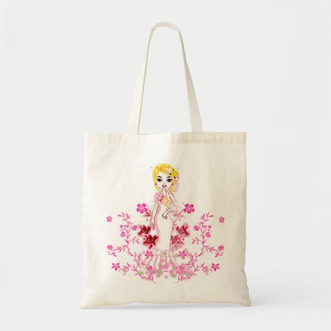 Tote Bag Fleurs Fée (Devant)