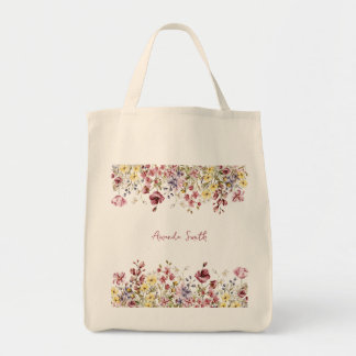 Tote Bag Fleurs florales Customisées