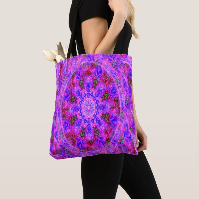 Tote Bag Fleurs glacées...... (De près)