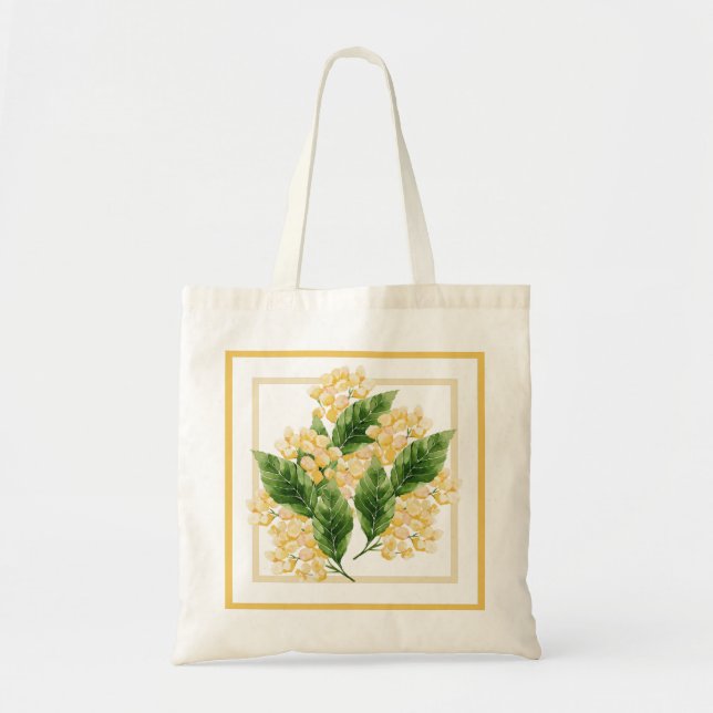 Tote Bag Fleurs jaunes (Devant)