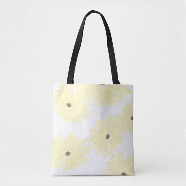Tote Bag Fleurs Jaunes Le Matin Tranquilles (Devant)