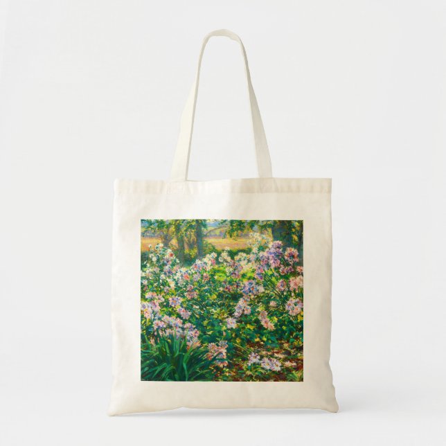 Tote Bag Fleurs jolies vintages Illustration Fleurs blanche (Devant)