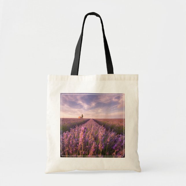 Tote Bag Fleurs | Lavande Sud France (Devant)