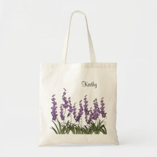 Tote Bag Fleurs Lilac