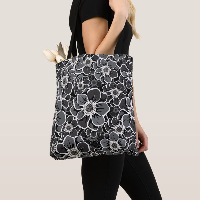 Tote Bag Fleurs Mandala 5 (De près)