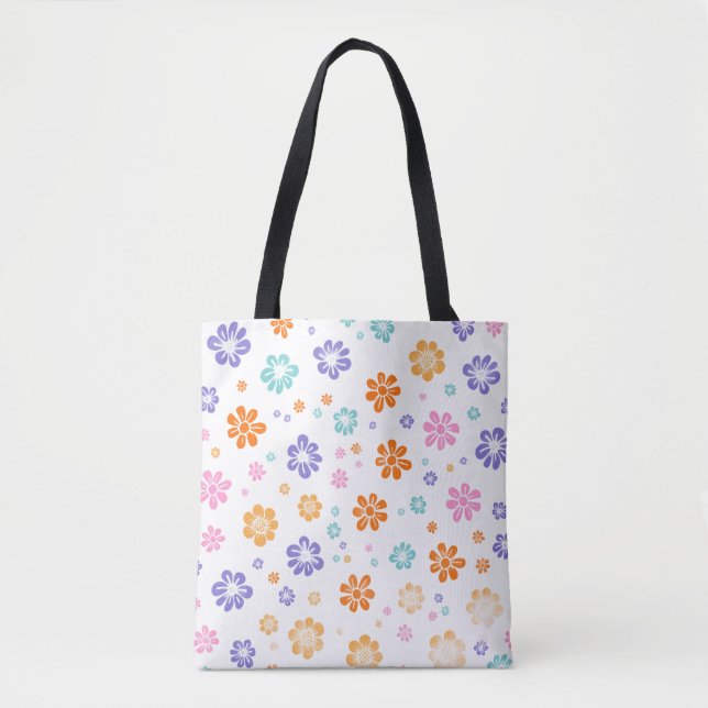 Tote Bag Fleurs minuscules (Devant)