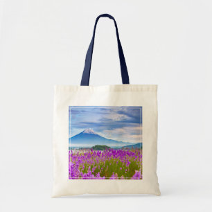 Tote Bag Fleurs Mont Fugi Japon